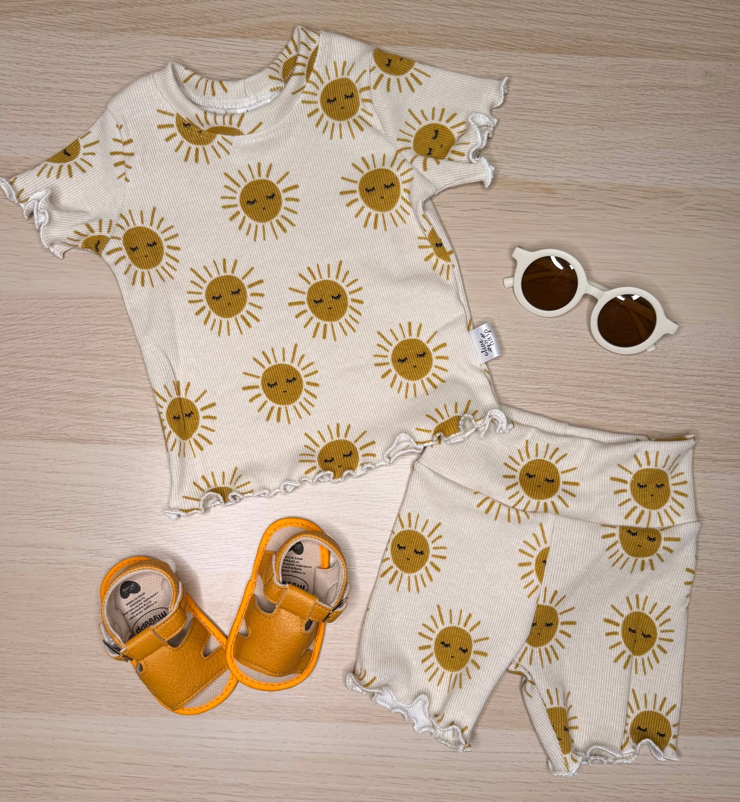 Bowie Ribbed Summer Set-Sunny Days