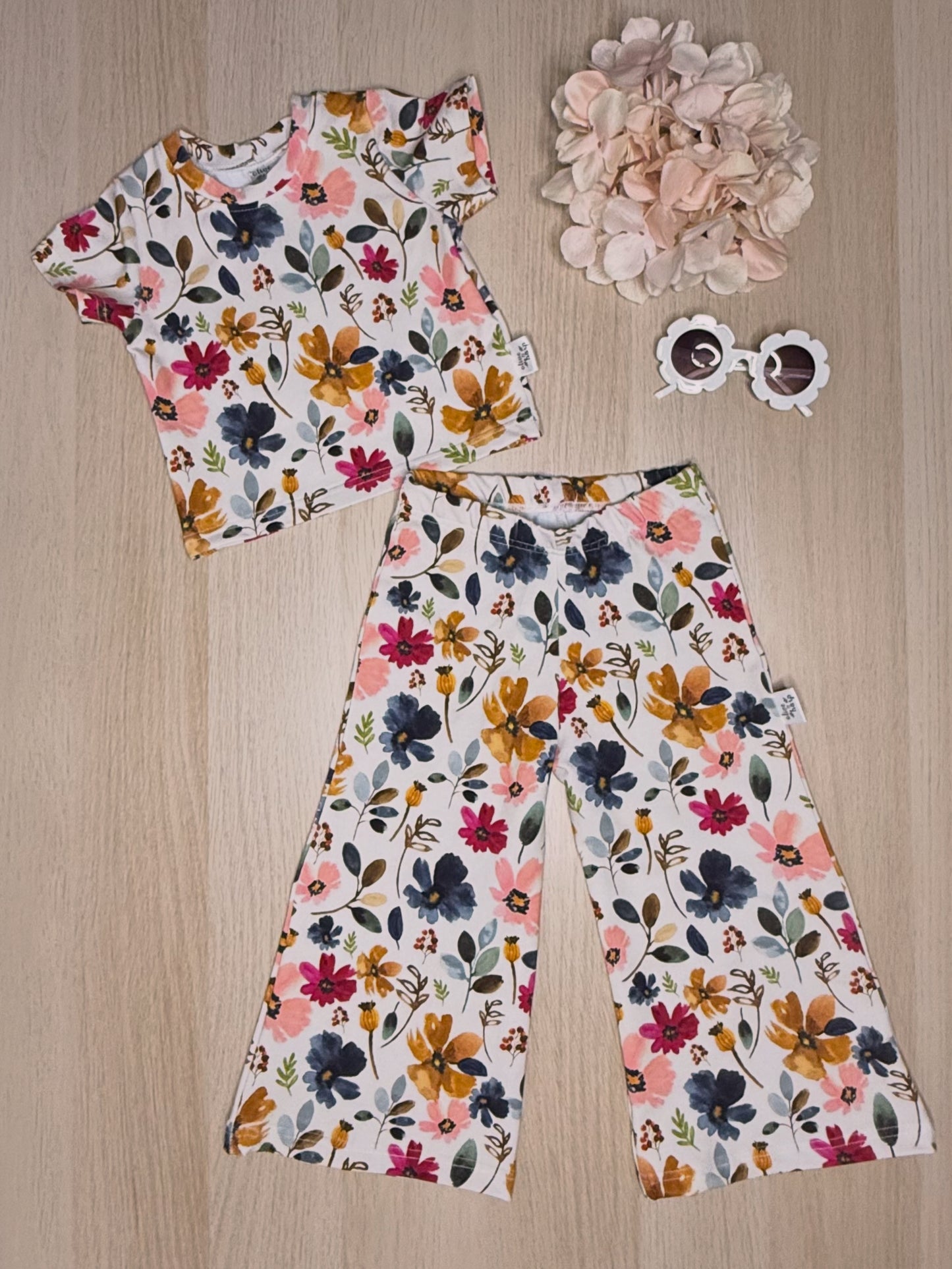Scottie Wide Leg Set- Floral