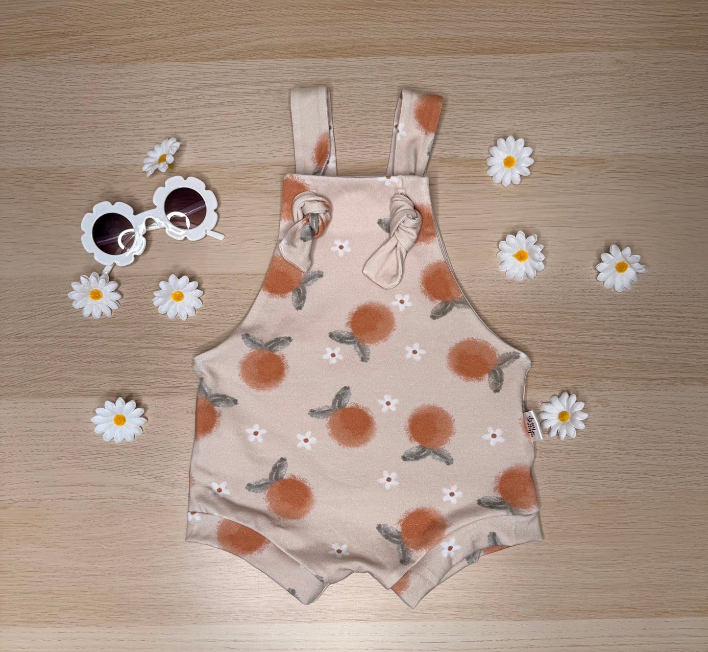 Remi Tie Overalls- Orange Grove