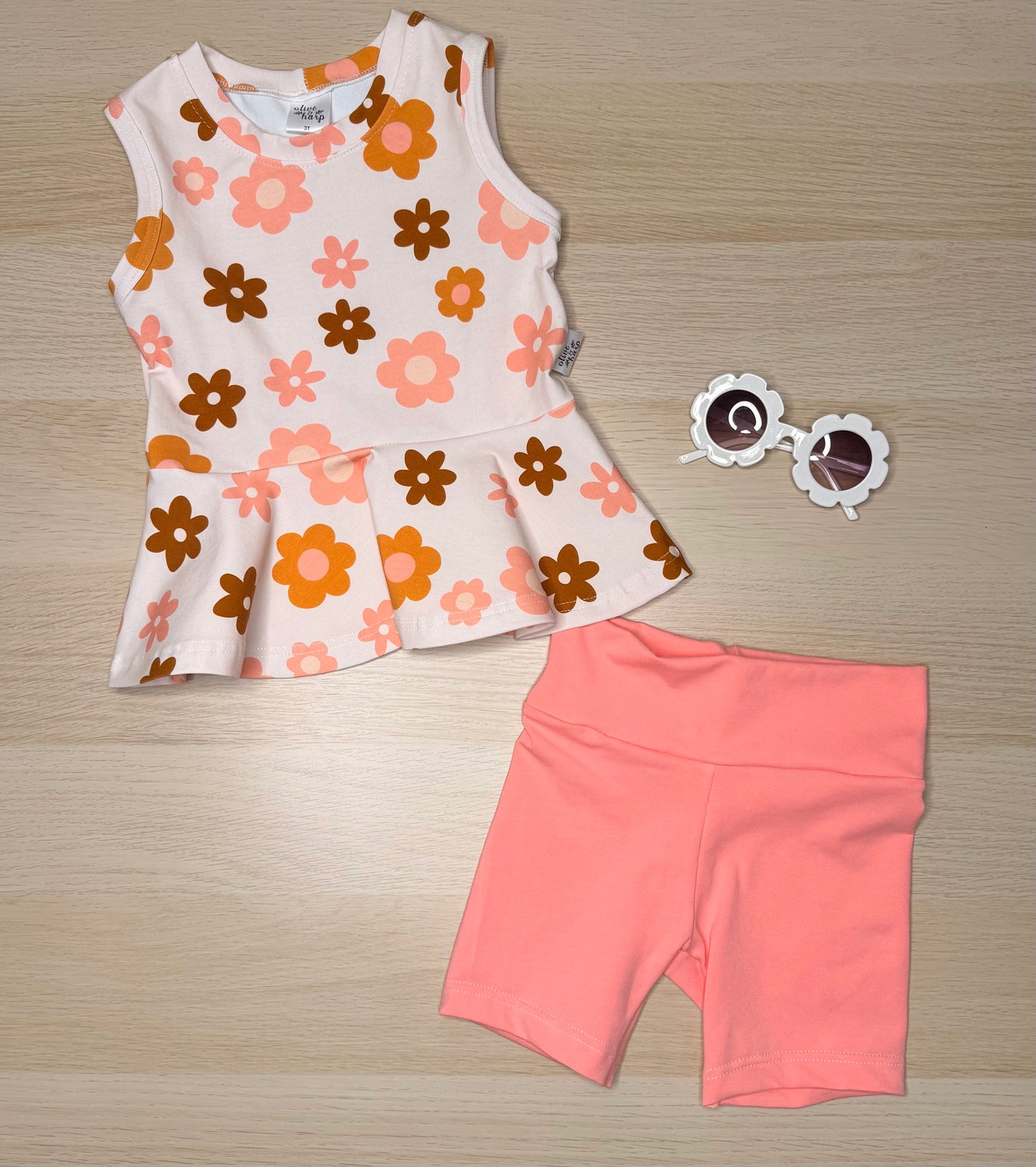 Nikola Peplum Set- Groovy