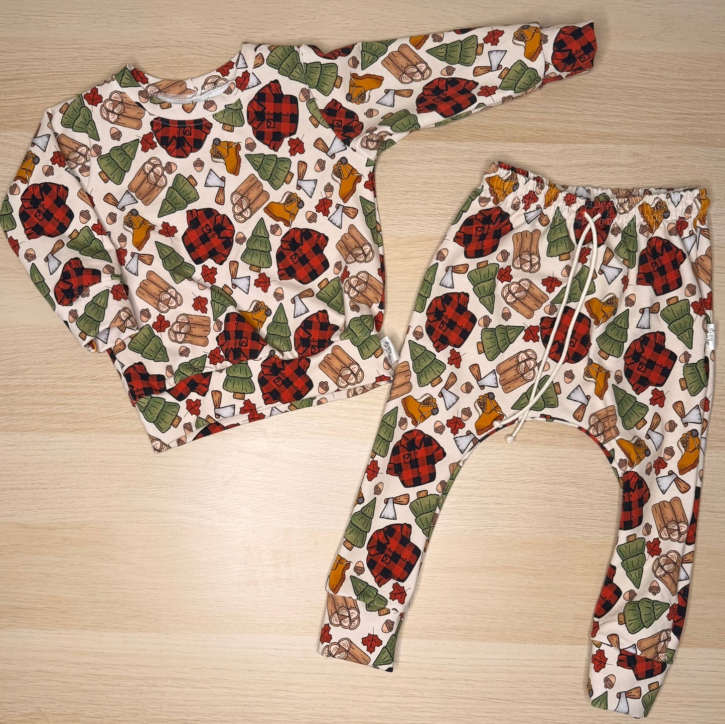 Finley Jogger Set- Lumberjack
