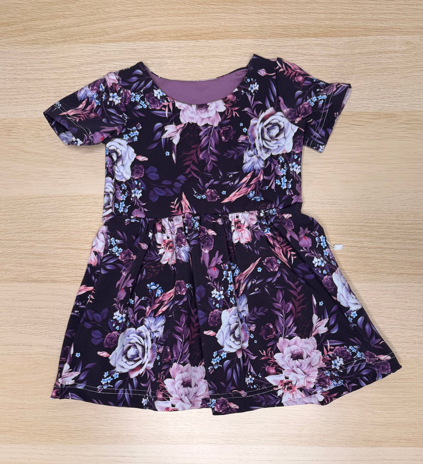Purple Floral Lennon Dress
