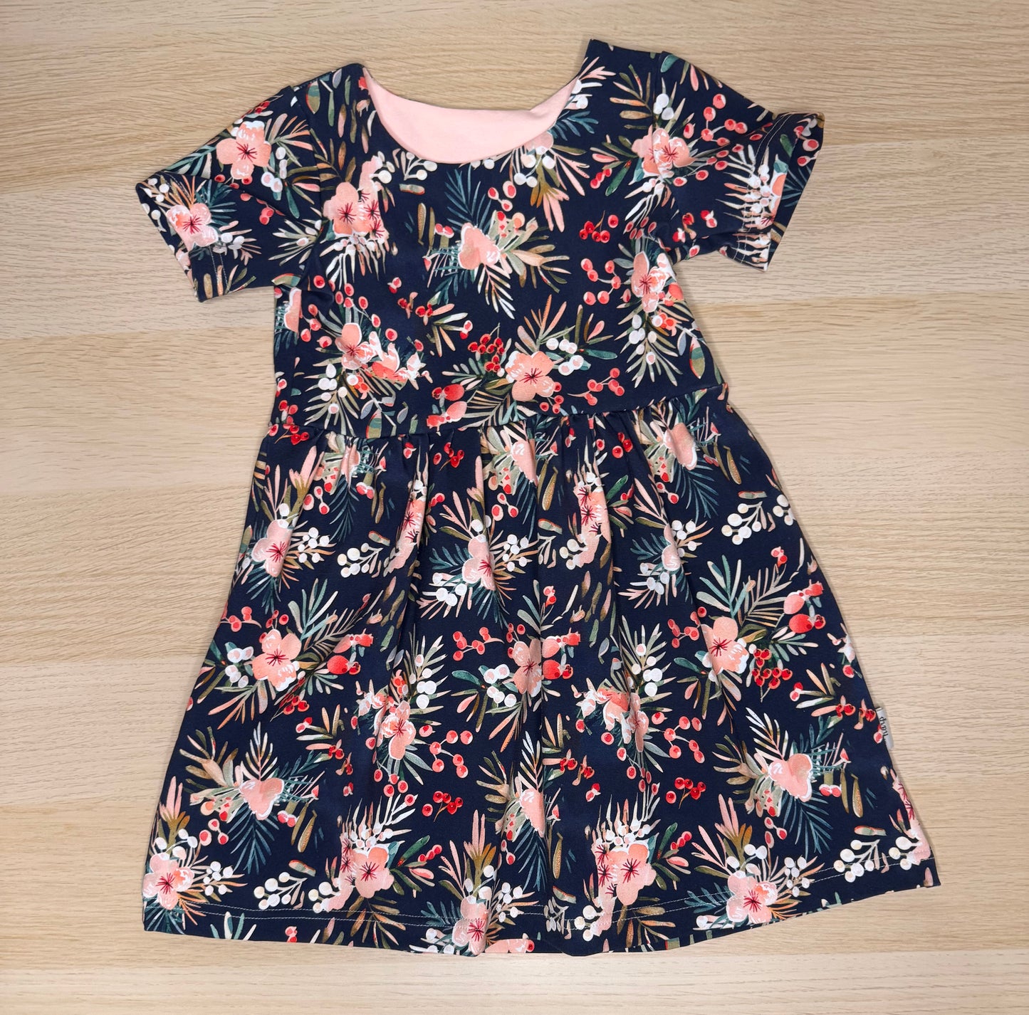 Dark Floral Lennon Dress