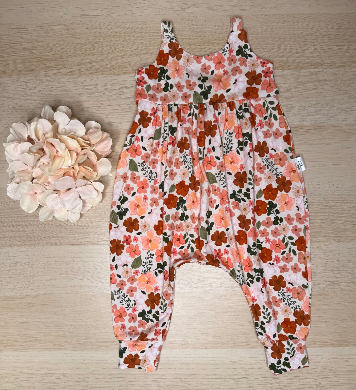 Everly Romper- Dusty Floral