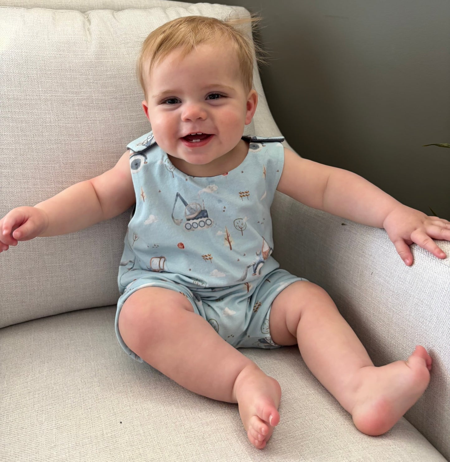 Hudson Cropped Romper- Dig It