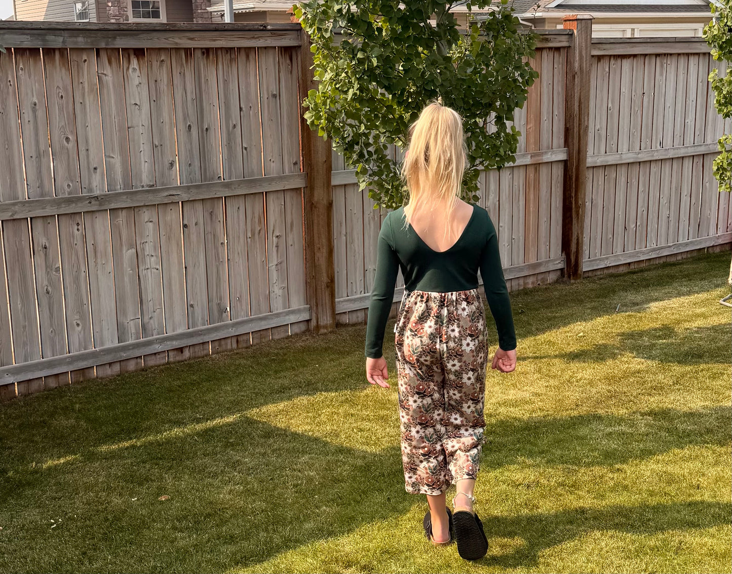 Lucy Romper- Burgundy Floral
