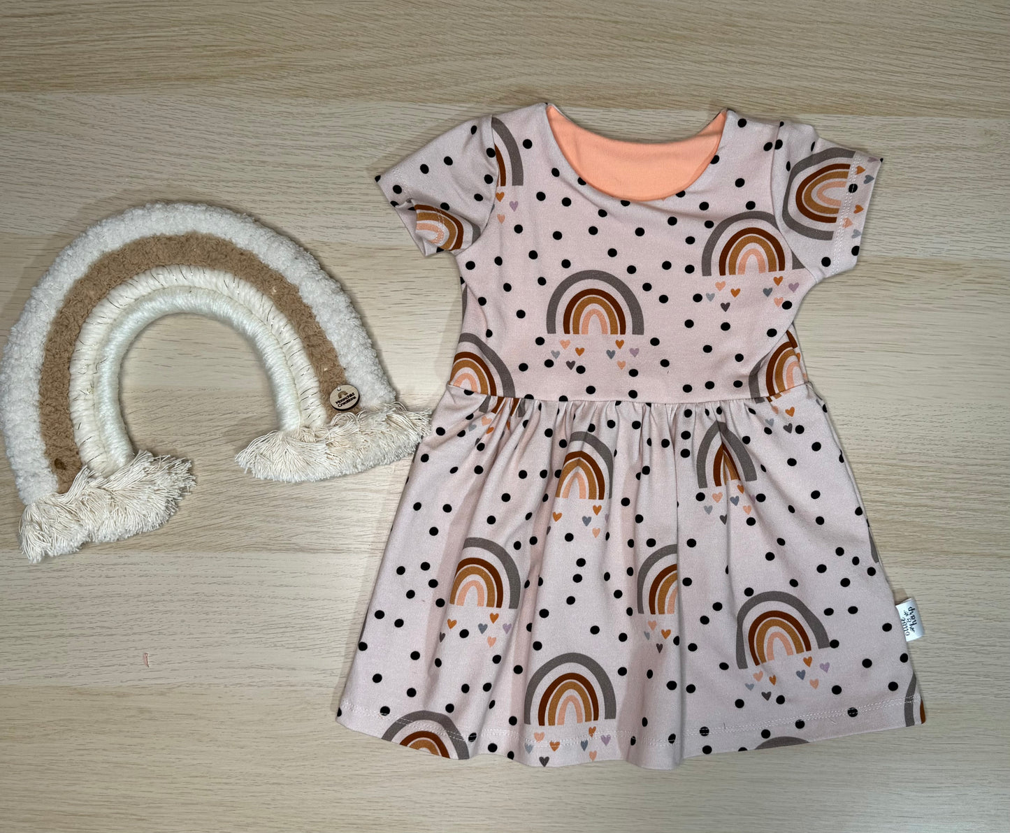 Lennon Dress- Retro Rainbow