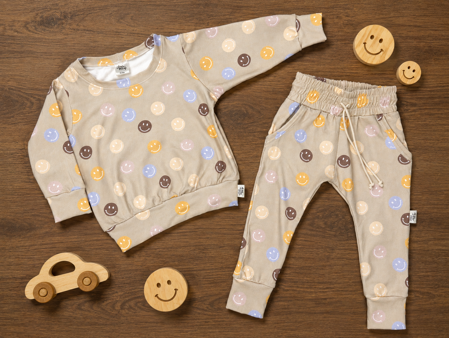Mason Jogger Set- Smiley