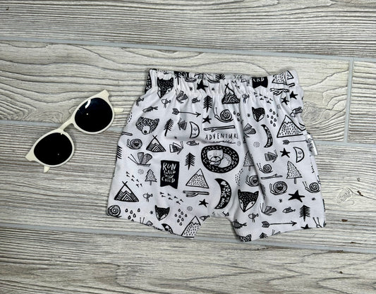 Jackson Jogger Shorts- Varied Prints