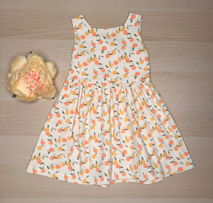 Scarlett Tie Back Dress- Peaches