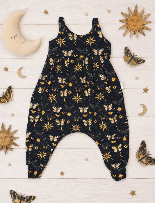 Everly Romper- Celestial Moth