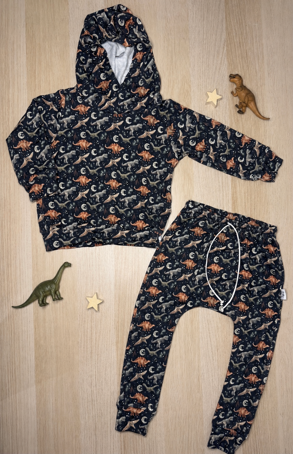 Finley Hooded Jogger Set- Dreamasaur