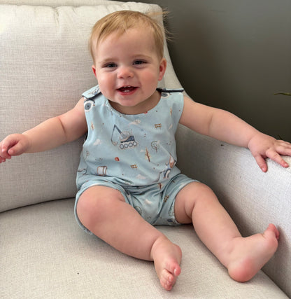 Hudson Cropped Romper- Dig It