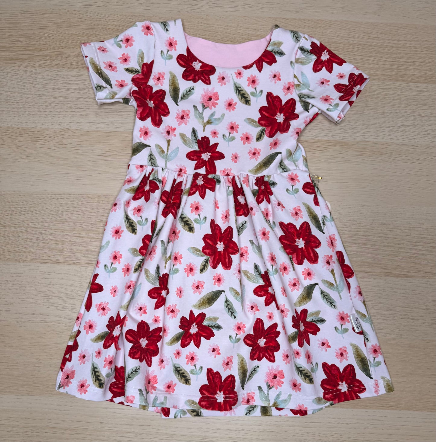 Pink Floral Lennon Dress