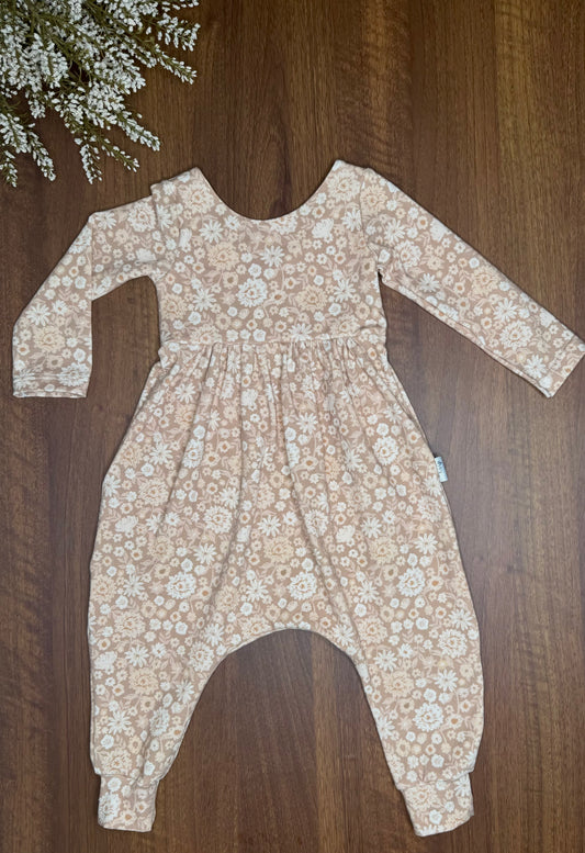 Anna Romper- Muted Floral