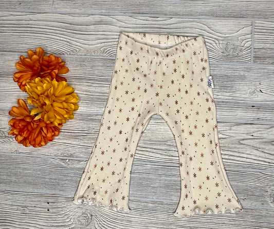 Florence Flared Legging- Cream Floral