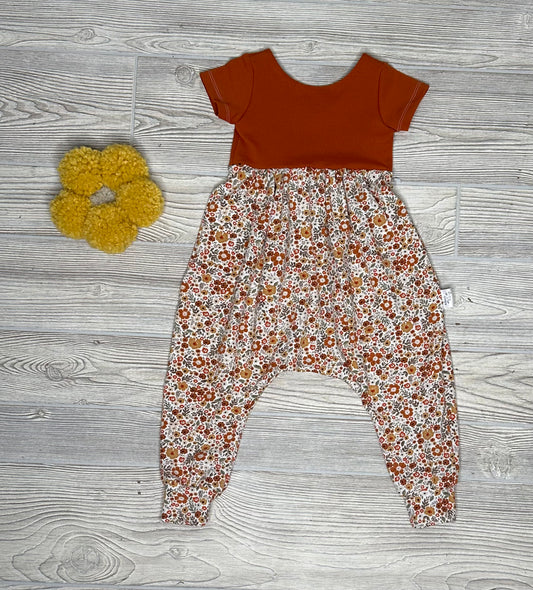 Anna Romper- Fall Floral