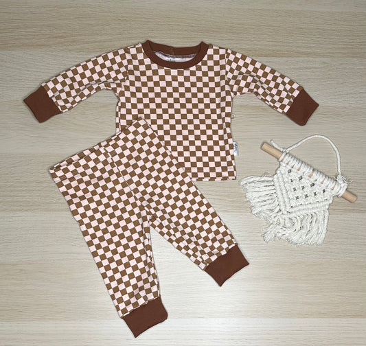 Casen Pyjamas- Pink Checks