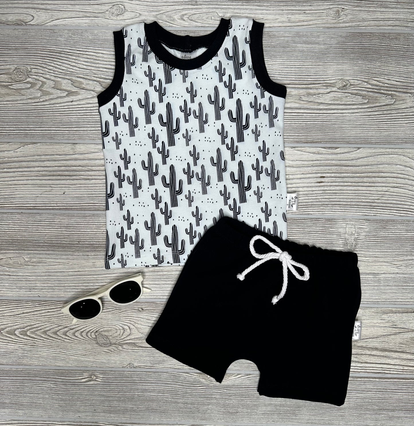 Elliot Shorts & Tank Set- Cactus