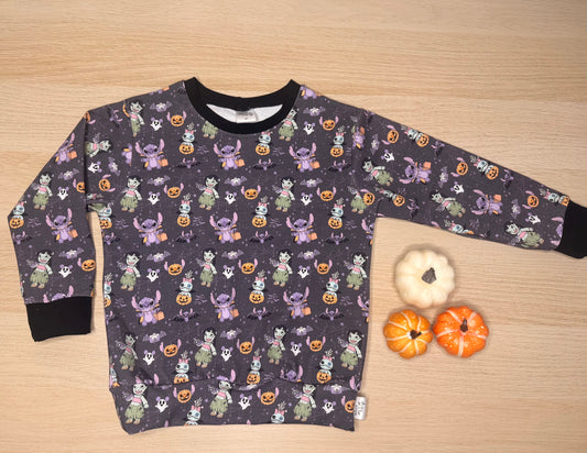 Halloween Crew- O'Hanaween-black cuffs 4T